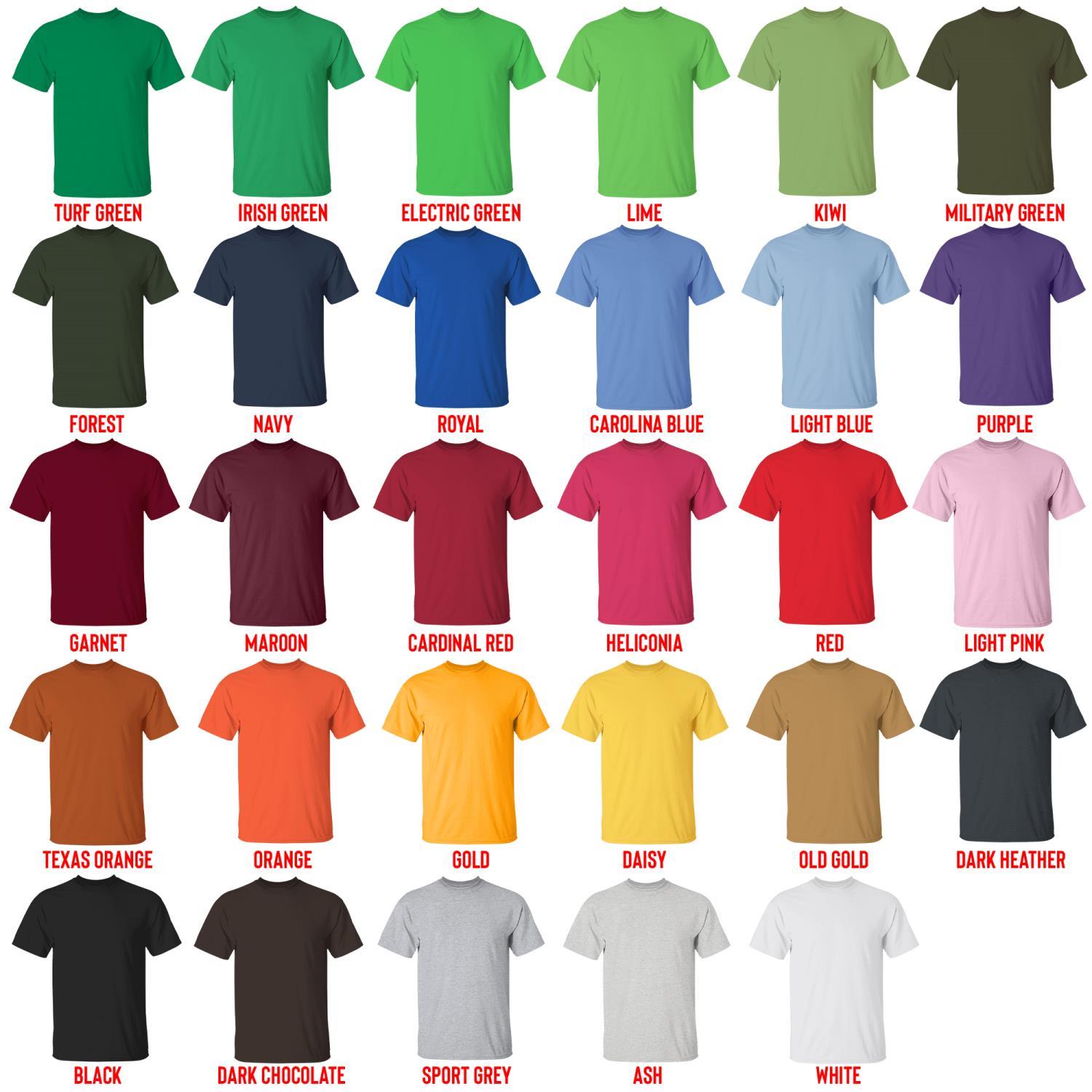 t shirt color chart - Cult Of The Lamb Shop