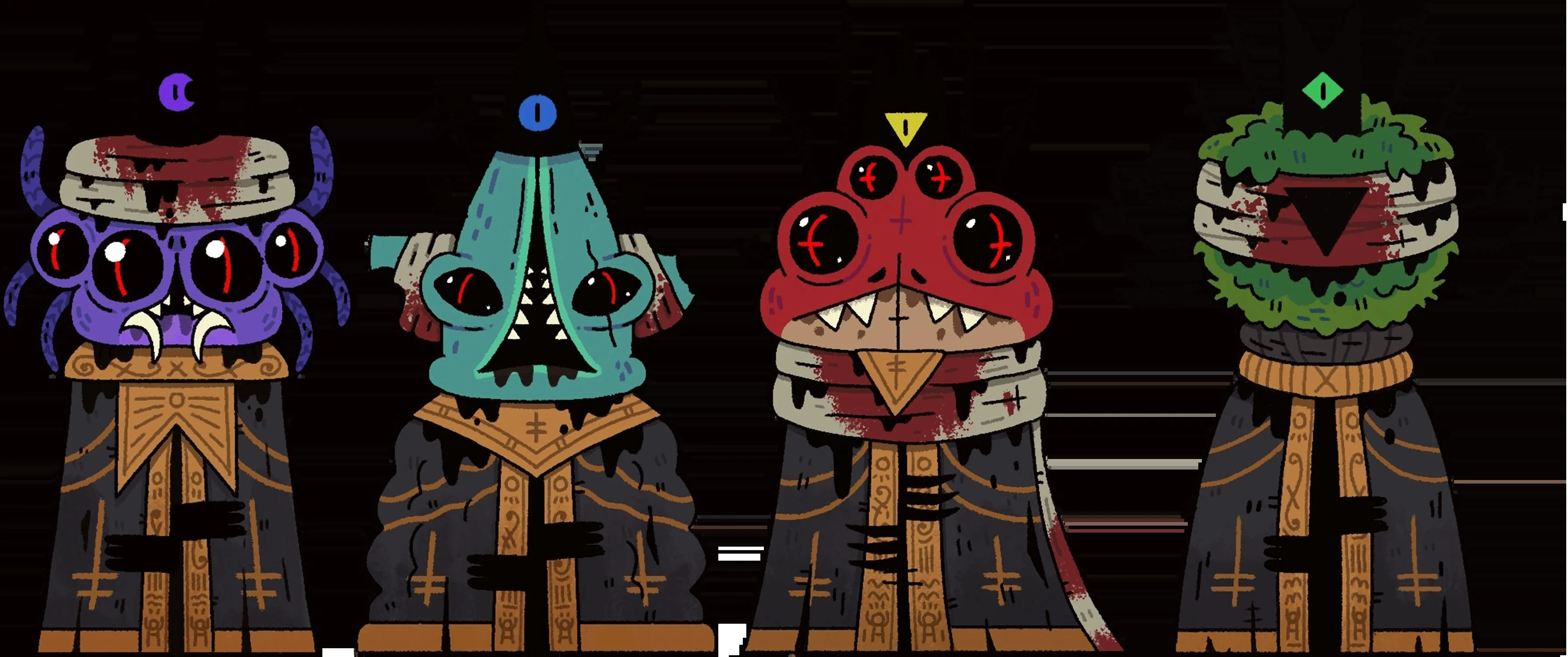 The Bishops of the Old Faith - Cult Of The Lamb Merch Store