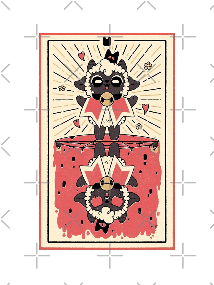 Cult Of The Lamb Good Throw Pillow - Image 2