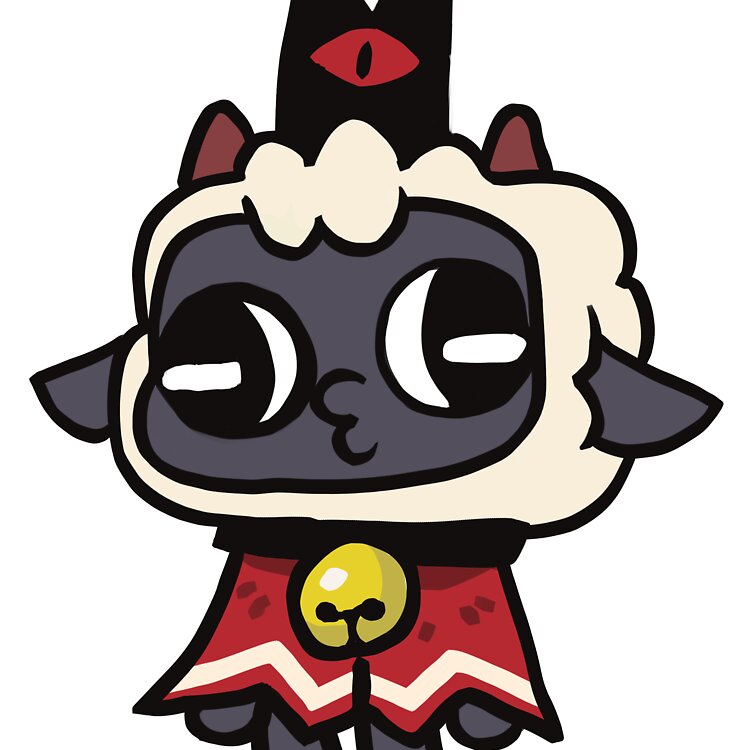 Cult Of The Lamb Derp Tote Bag - Image 2