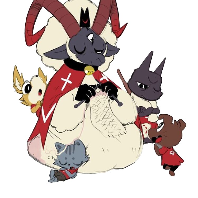 Cult Of The Lamb Good Design Tote Bag - Image 2