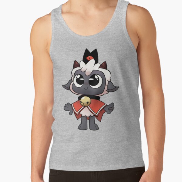 Cult Of The Lamb Sticker Pin Button Tank Top