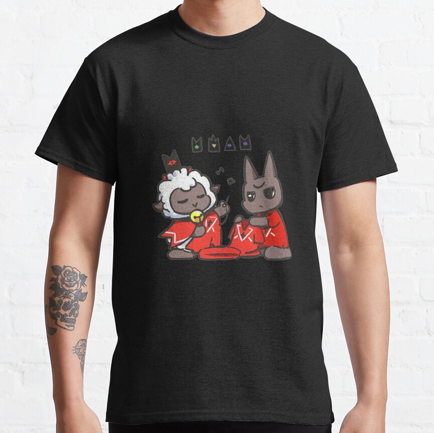 Cult Of The Lamb Design List T-shirt