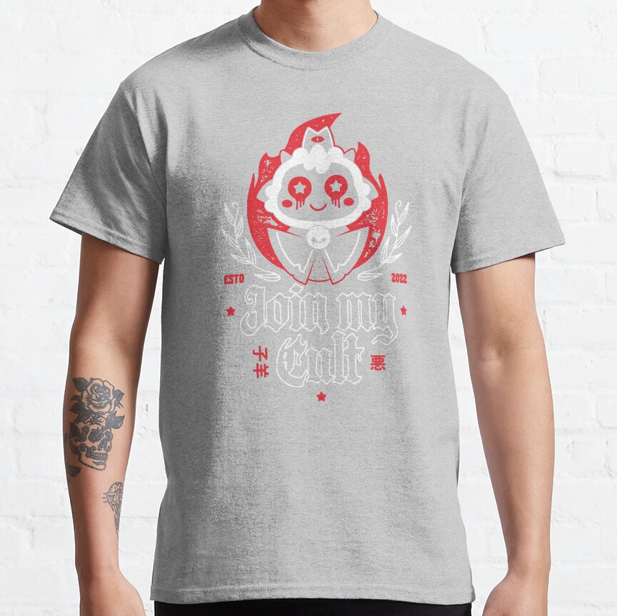 Join My Cult Of The Lamb Aesthetic T-shirt - Image 4