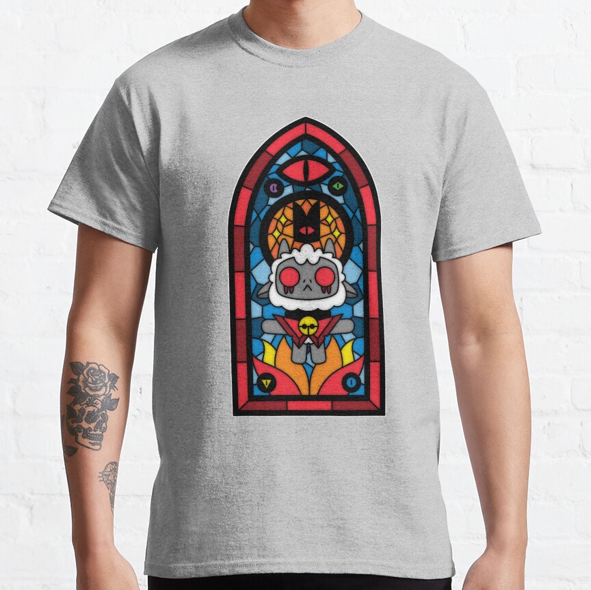 Cult Of The Lamb Glass T-shirt - Image 4