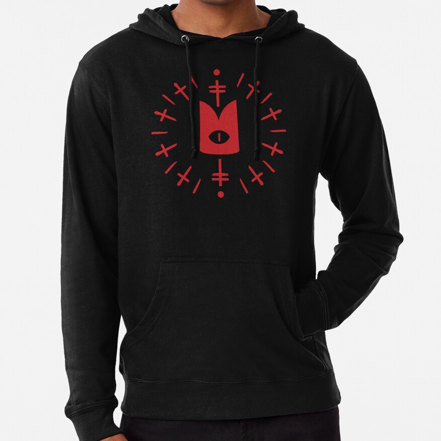 Cult Of The Lamb Eye Red Hoodie