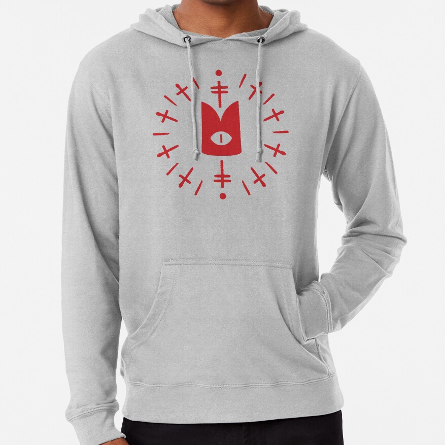 Cult Of The Lamb Eye Red Hoodie - Image 5