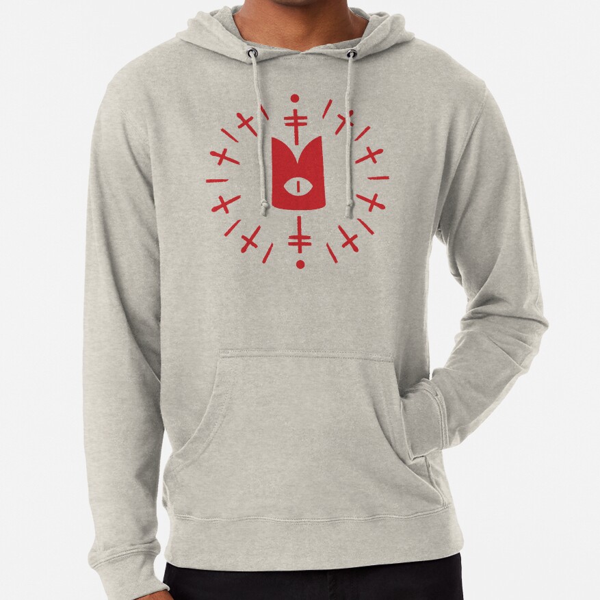 Cult Of The Lamb Eye Red Hoodie - Image 4