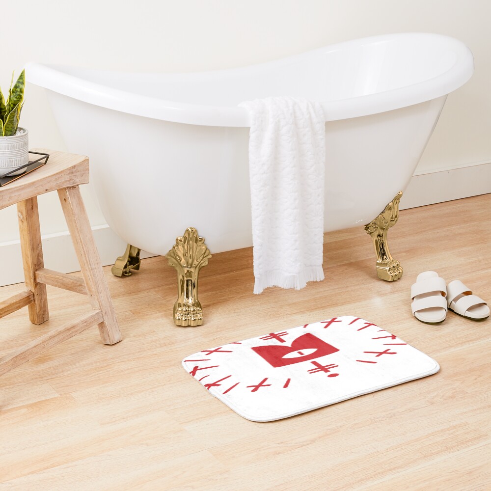 Cult Of The Lamb Eye Red Bath Mat - Image 2