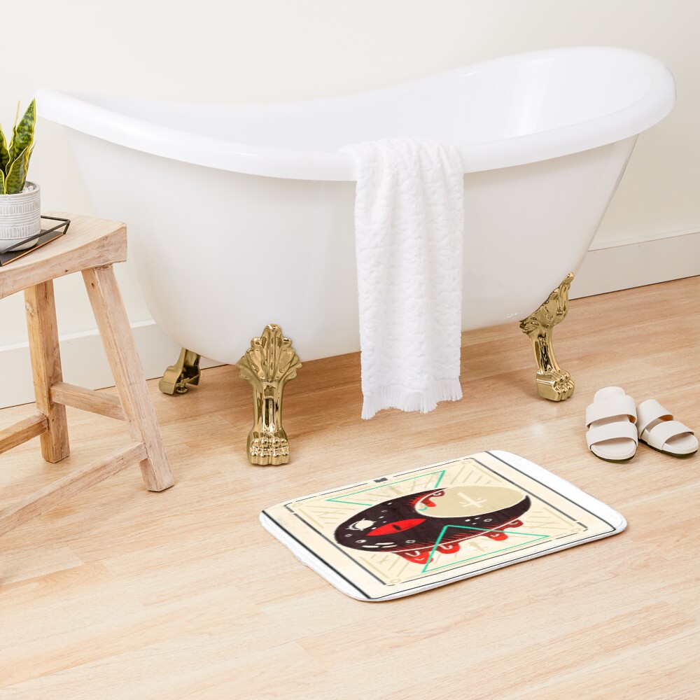 Cult Of The Lamb Weeping Moon Bath Mat - Image 2