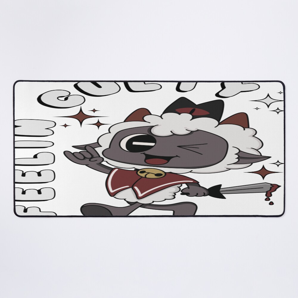 Cult Of The Lamb Retro Cartoon Mouse Pad