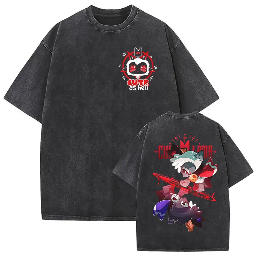New Collection Cult of The Lamb Washed T Shirts